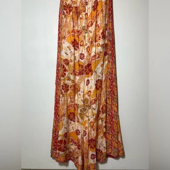 Free People Carmen Jumpsuit Off Shoulder Floral Wide Leg Size S - Picture 16 of 16